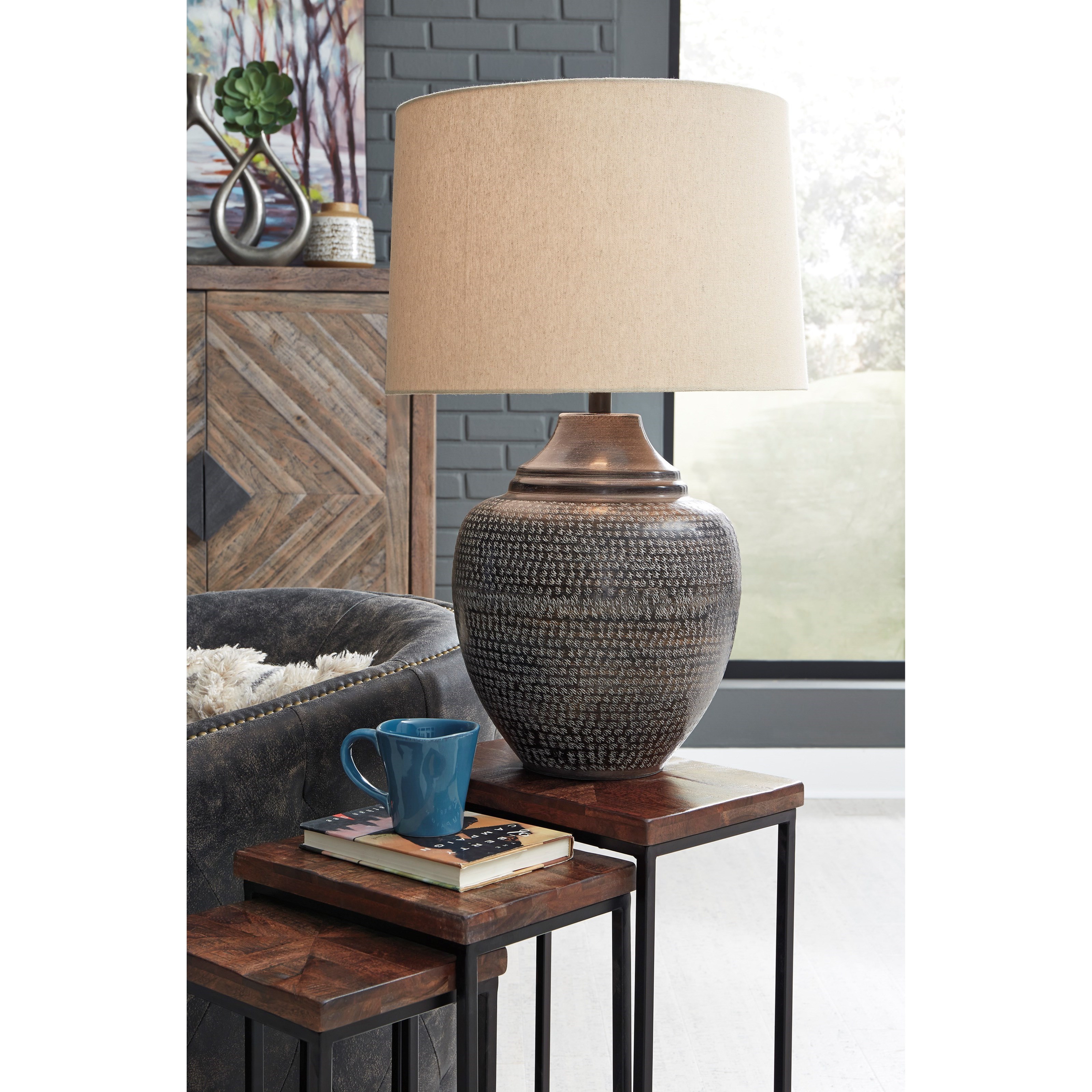 Metal table lamps for living room top